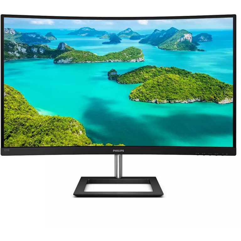 Monitor i lakuar Philips 325E1C / 31.5" Quad HD 75 Hz 4 ms VA Curved / HDMI DP / e zezë