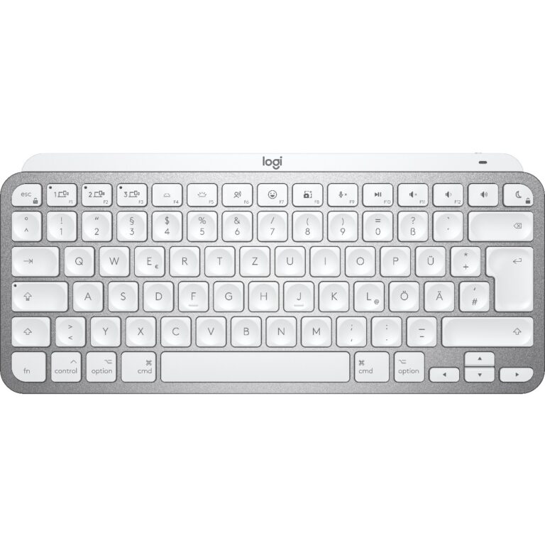 Tastierë pa kabllo Logitech MX Keys Mini për Mac / Me ndriçim të butë / QWERTY US - Gri