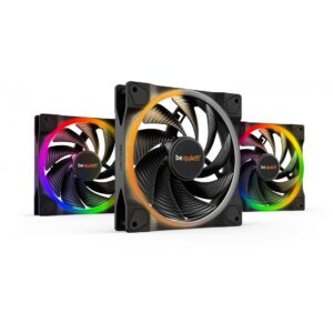 Ftohës për Kasë be quiet! LIGHT WINGS 140 mm PWM High-Speed ARGB – Triple Pack (3x Fans)