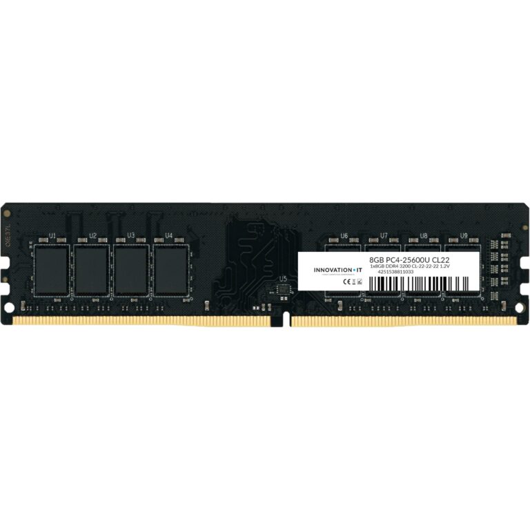 DDR4 3200 8GB Innovation IT CL22-22-22 1.2V LD 8-Chip - RAM Memorie