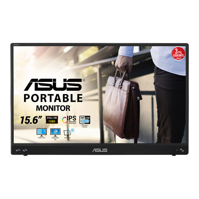 Monitor ASUS ZenScreen MB16ACV / 15.6" / Full HD IPS / LED / 60 Hz / 5 ms / HDCP - Zezë