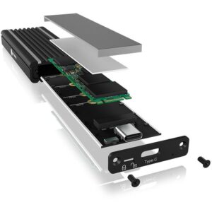 SSD të Jashtme ICY BOX IB-1824ML-C31 – External USB-C 3.2 Enclosure for M.2 NVMe SSD with LED Lighting