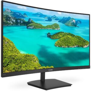 Monitor i lakuar Philips 271E1SCA / 27" Full HD 75 Hz 4 ms VA Curved / HDMI / e zezë