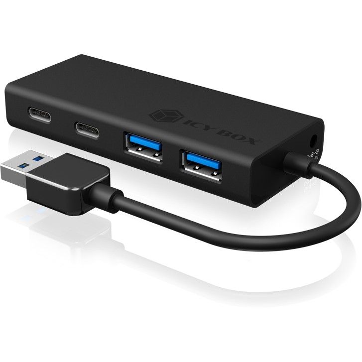 Hub ICY BOX IB-HUB1426-U3 USB 3.0 , 4-Port 2xUSB-C| 2xUSB 3.0