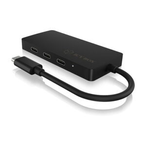 HUB ICY BOX USB‑C / 4×Ports / 1×Power Delivery 100W / Passive – Zezë 8
