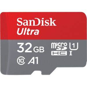 Kartë Memorie SD CARD 32GB SanDisk Ultra microSDXC 120MB/s +Adapter