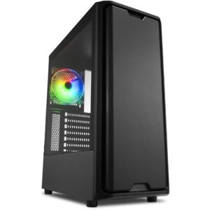 Kasë Sharkoon SK3 RGB Midi Tower ATX - Zezë