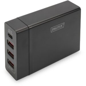 Adapter 72W 1xUSB-C 20V/3A 3x USB-A 5V/2.4A DIGITUS - Zezë