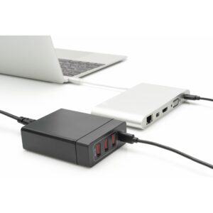 Adapter 72W 1xUSB-C 20V/3A 3x USB-A 5V/2.4A DIGITUS - Zezë