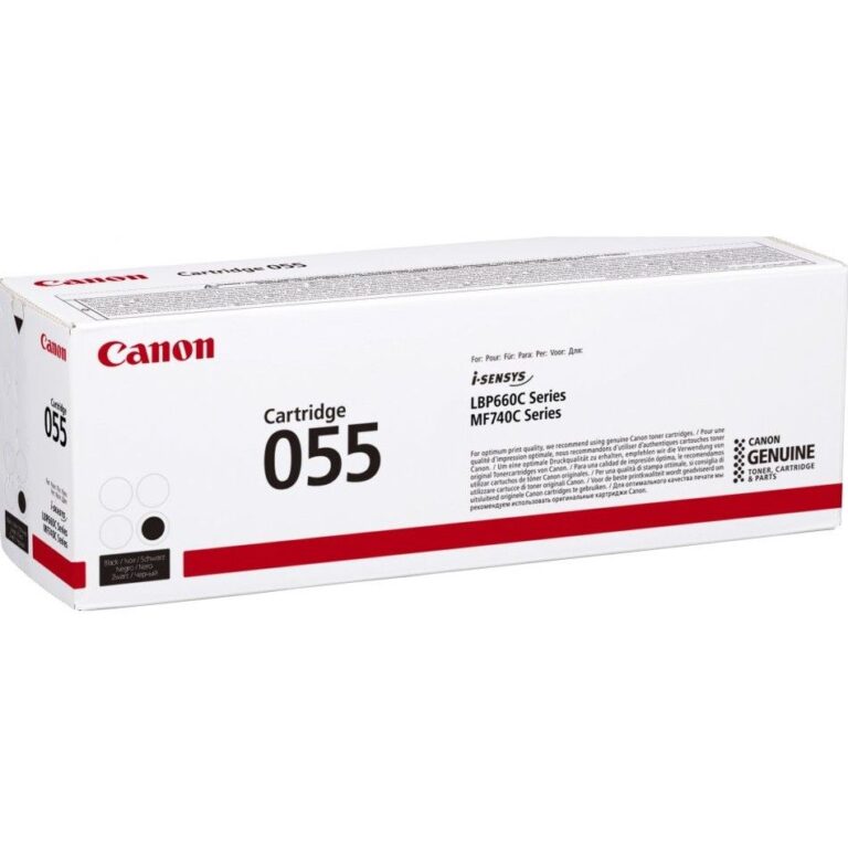 Toner Canon 055 i zi, për deri në 2,300 faqe