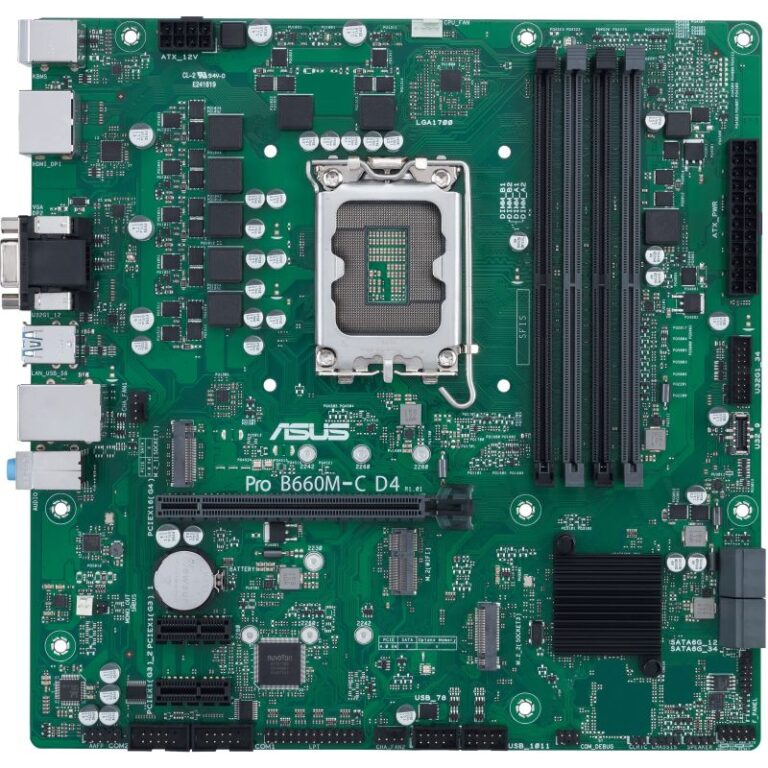 MB 1700 ASUS PRO B660M-C-CSM DDR4