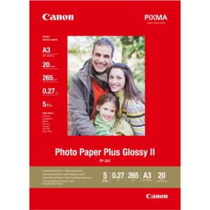 Letër Canon Photo Paper Plus Glossy II PP-201 2311B020 A3 – 20 Sheets