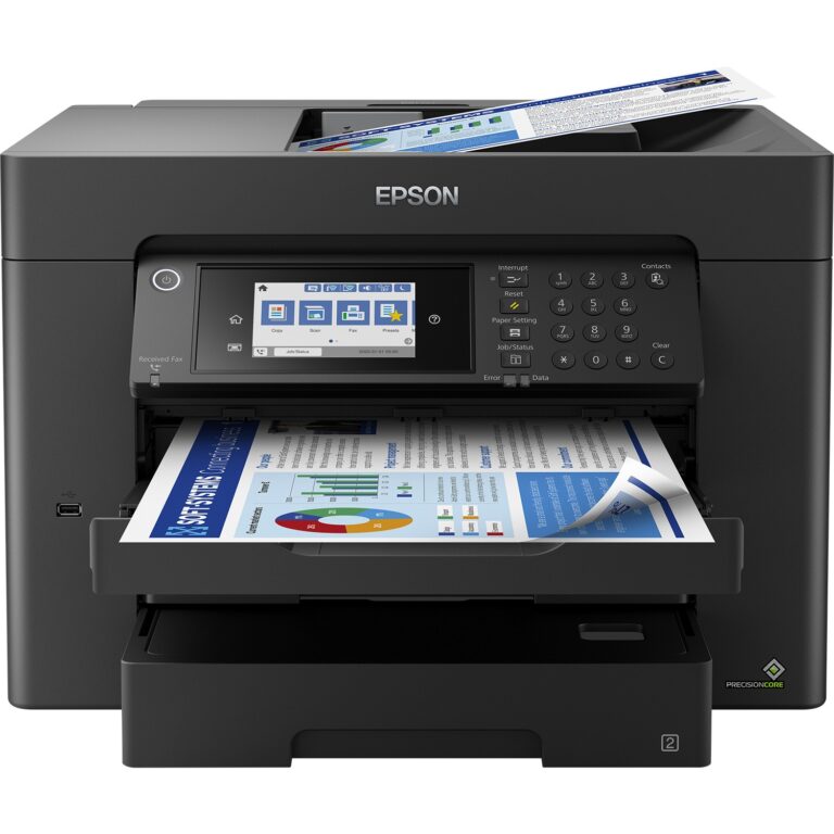 Printer Multifunksional Epson WorkForce WF-7840DTWF / A4 / A3 / LAN / WLAN / ADF / Duplex