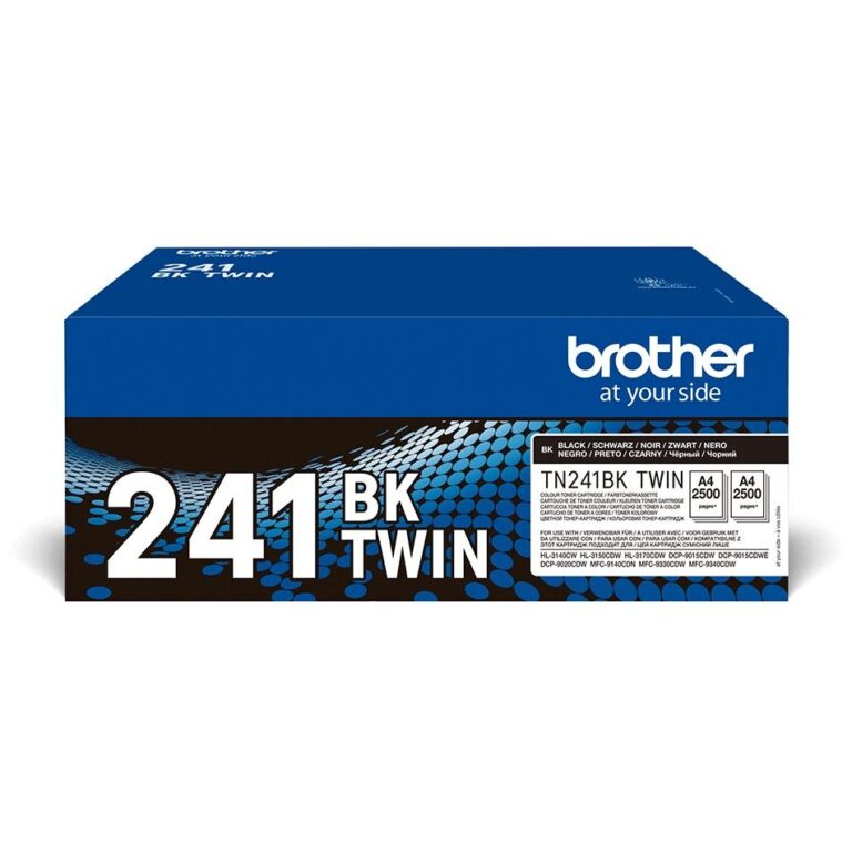 Brother TN241BKTWIN 2-Pack Toner – Up to 2,500 Pages ISO/IEC 19798