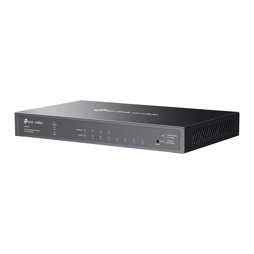 TP-Link Omada SG2008P 8-Port Gigabit Smart Managed PoE+ Switch | 4x PoE+ 62W | 2x SFP | VLAN | Cloud Managed | Metal Rackmount Switch - Figura 3