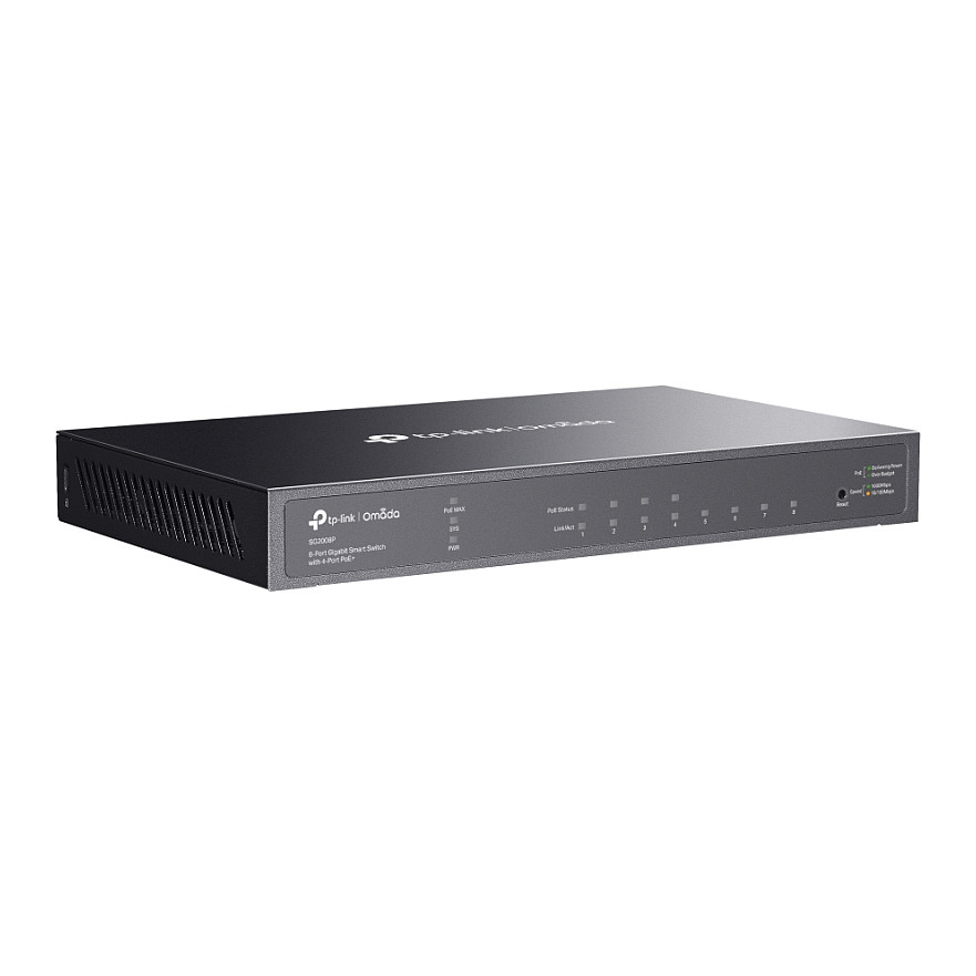 TP-Link Omada SG2008P 8-Port Gigabit Smart Managed PoE+ Switch | 4x PoE+ 62W | 2x SFP | VLAN | Cloud Managed | Metal Rackmount Switch - Figura 4