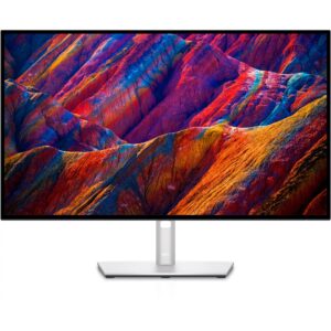Monitor Dell UltraSharp U2723QE / 27 inch 4K Ultra HD 5ms IPS / DisplayPort USB-C VESA Pivot / e zezë dhe hiri