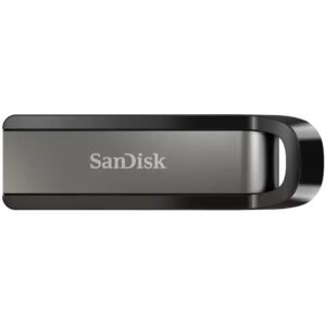 USB Flash Drive STICK 128GB USB 3.2 SanDisk Extreme Go - e zezë dhe Gri