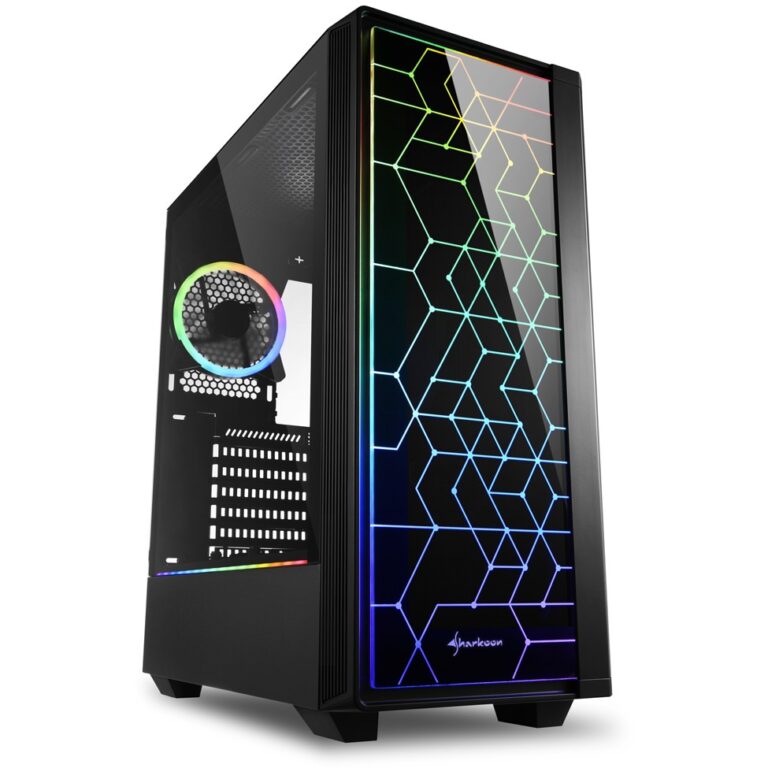 Kasë Midi Sharkoon RGB LIT 100