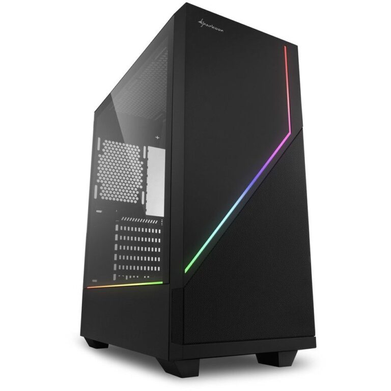 Kasë Midi Sharkoon RGB FLOW