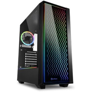 Kasë Midi Sharkoon RGB LIT 200