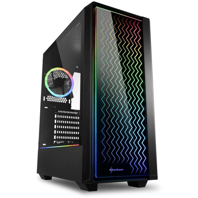 Kasë Midi Sharkoon RGB LIT 200