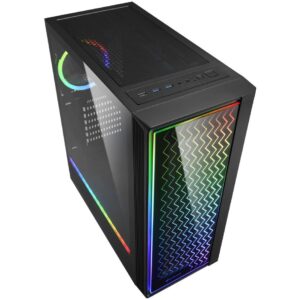 Kasë Midi Sharkoon RGB LIT 200