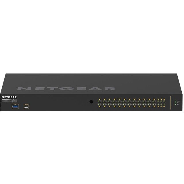 Switch Netgear AV Line M4250-26G4F PoE / Managed Rackmount (24+4 Ports)
