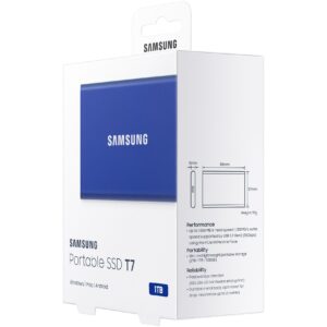 SSD e Jashtme 1TB Samsung Portable T7 USB 3.2 Gen2 Blu