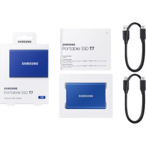 SSD e Jashtme 1TB Samsung Portable T7 USB 3.2 Gen2 Blu