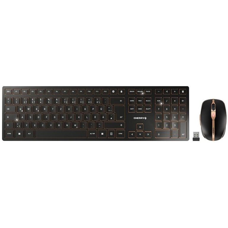 Combo (Tastierë & Maus) Cherry DW 9100 Slim , Black, QWERTZ