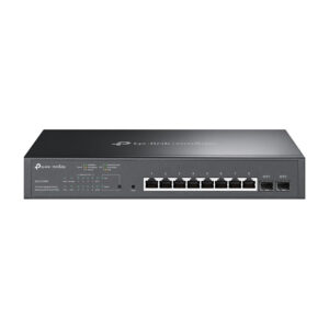 TP-Link Omada SG2210MP 8-Port Gigabit Smart Managed PoE+ Switch | 8x PoE 150W | 2x SFP | VLAN | Cloud Managed | Rackmount Metal Switch
