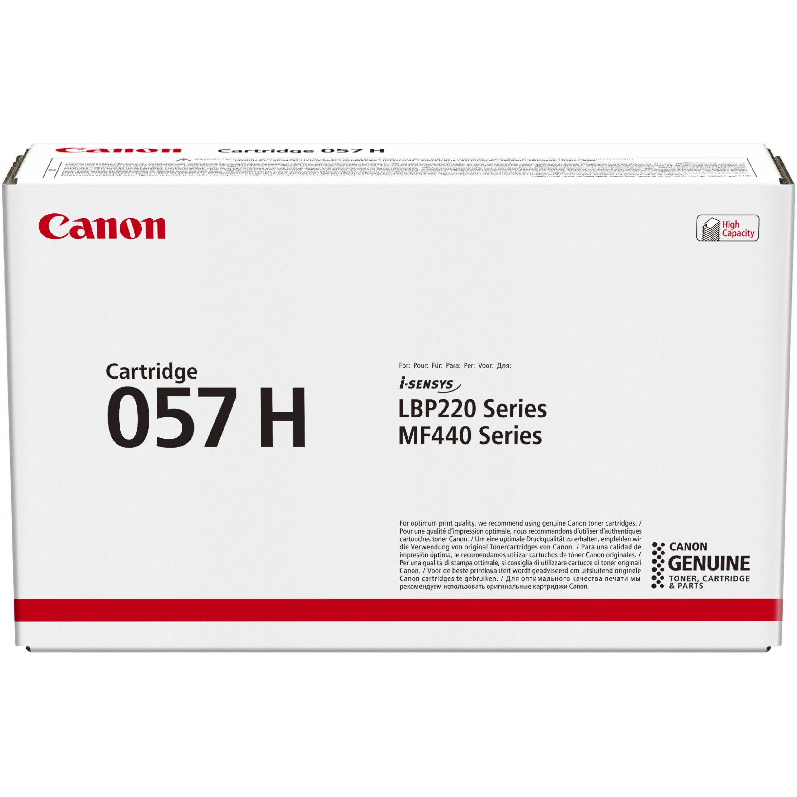 Toner Canon 057H deri në 10.000 faqe – Zezë