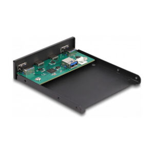 Front Panel DELOCK USB 3.2 Gen 1 / 3.5″ / 2×USB‑C + 2×USB‑A – Zezë 7