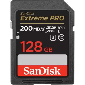 Kartë Memorie SD CARD 128GB SanDisk Extreme Pro SDXC 200MB/s