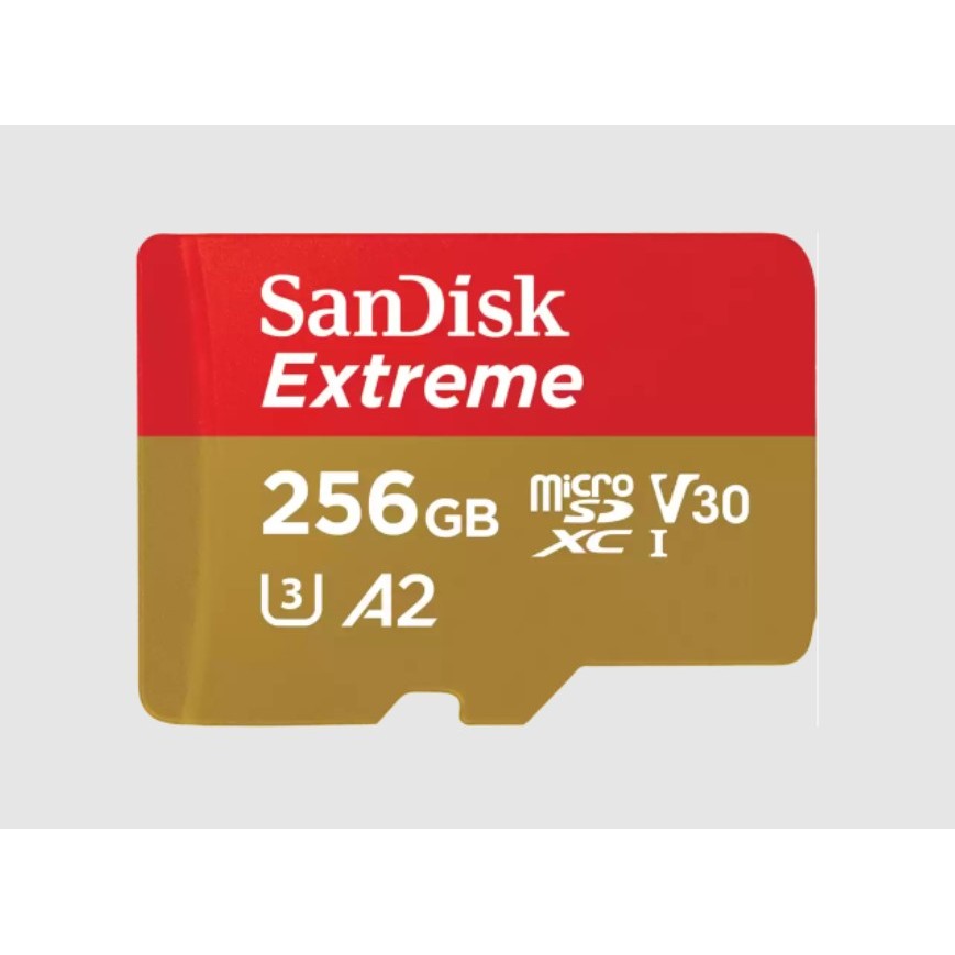 Kartë Memorie SD CARD 256GB SanDisk Extreme MicroSDXC 190MB/s +Adapter