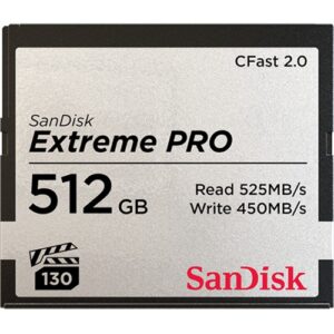 Kartë Memorie SD CARD CF Card 512GB SanDisk Extreme PRO CFast CompactFlash Memory card 525MB/s