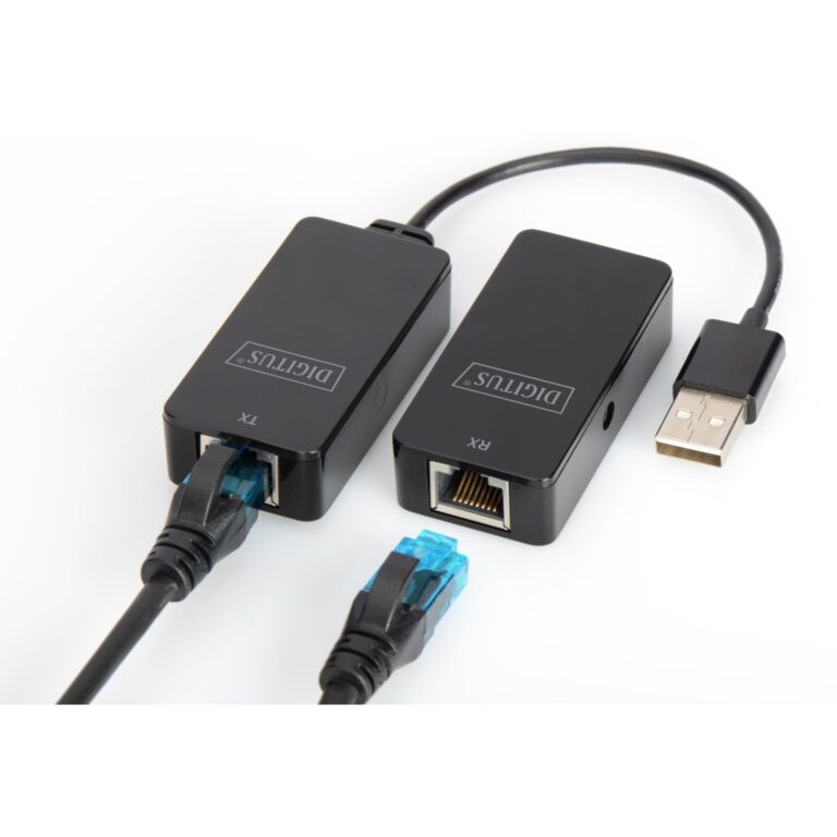Adapter DIGITUS USB 2.0 → CAT5/5e/6 Extender / 50m