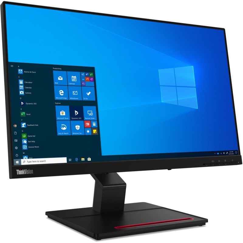 Monitor Lenovo ThinkVision T24t-20 / 23.8"/ Full HD IPS / LED / Touchscreen / 60 Hz / 6 ms / HDMI+USB+DP - Zeze - Figura 2