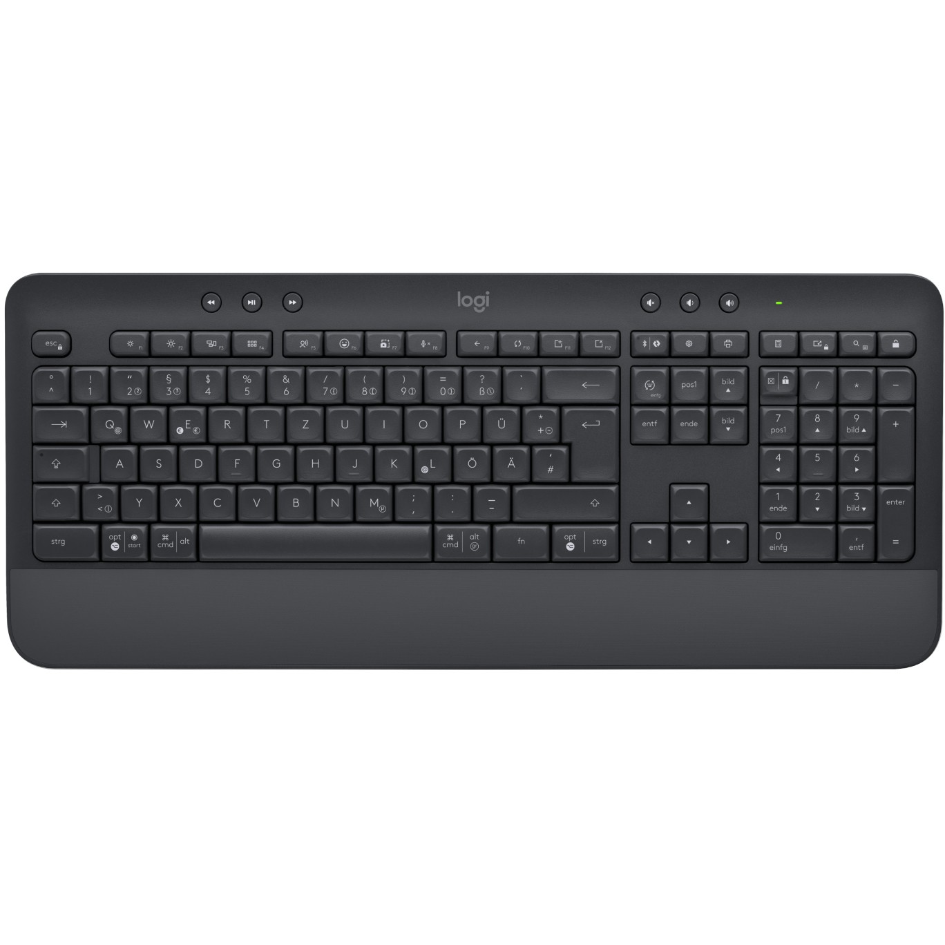 Combo (Tastierë & Maus) Logitech MK650 Advanced / Pa kabllo / 2.4 GHz / QWERTZ Gjerman - Grafit - Figura 2