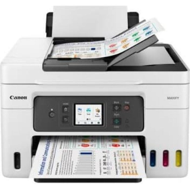Printer Inkjet CANON MFP GX4040 EUM/EMB / Print, Scan, Copy / A4 / Color / Up to 18 ppm / USB, LAN, Wifi / e bardhë