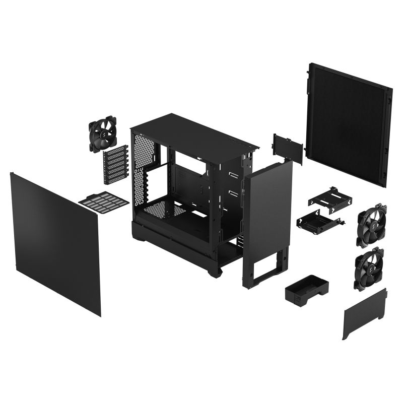 Kasë Midi Tower Fractal Design Pop Silent – Zezë - Figura 2