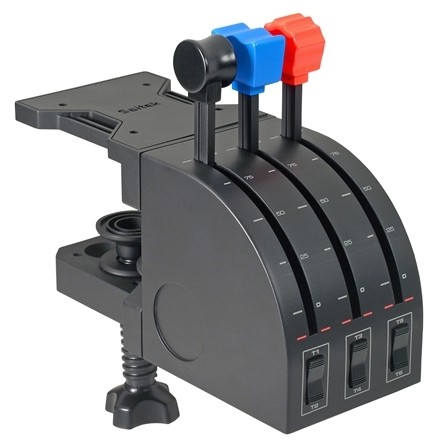 Kontroller Logitech Flight Throttle Quadrant Throttle Controller - Zezë