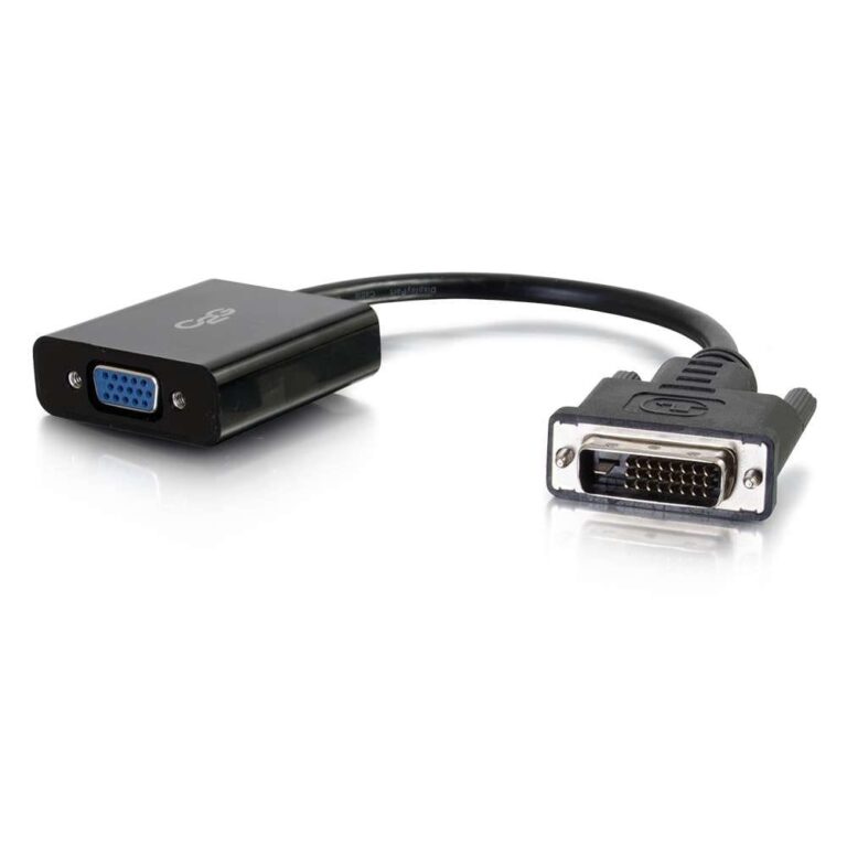 Adapter DVI / Male në VGA Female Jack / I bardhë