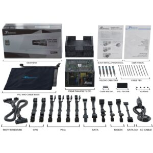 Furnizues Energjie 700W Seasonic PRIME TX Fanless 80+ Titanium
