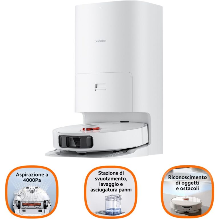 Fshesë robotike Xiaomi / Mi Robot Vacuum X10+ / Mopping / Docking Station - Bardhë