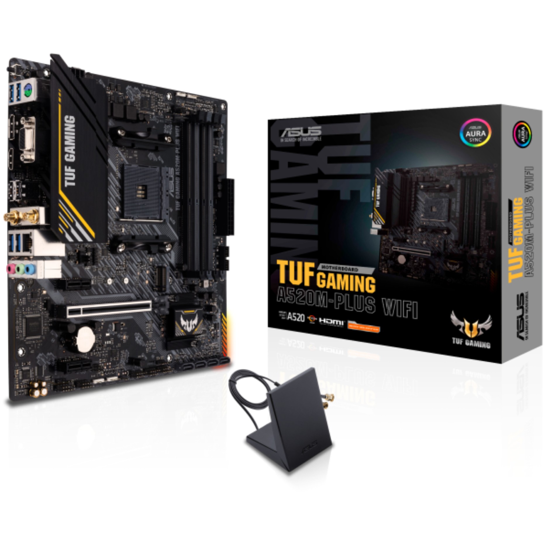 Pllakë Amë MB AMD AM4 ASUS TUF Gaming A520M-PLUS microATX