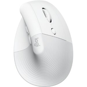 Maus Pa Kabllo Logitech Lift Vertical Ergonomic / Off-White - Bardhë