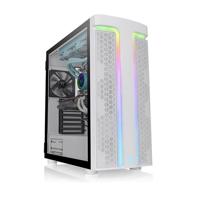 Kasë Midi Tower Thermaltake H590 TG ARGB – Bardhë