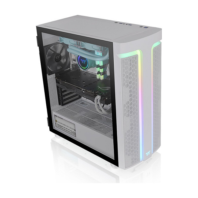 Kasë Midi Tower Thermaltake H590 TG ARGB – Bardhë - Figura 5